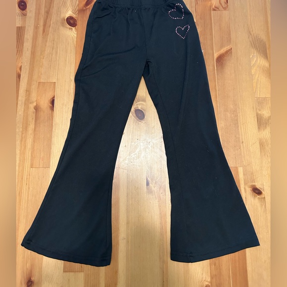 Black Ribbed Pants - Picture 4 of 4